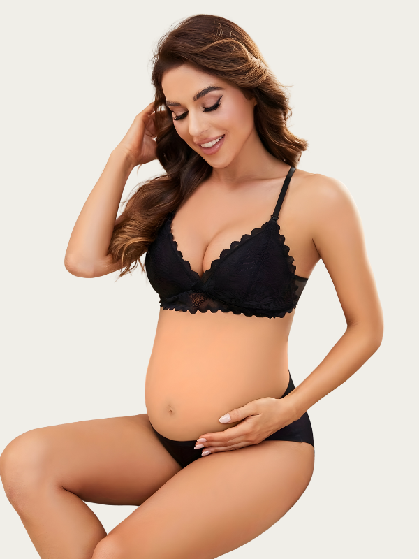 Soutien-gorge allaitement en dentelle confort et élégance