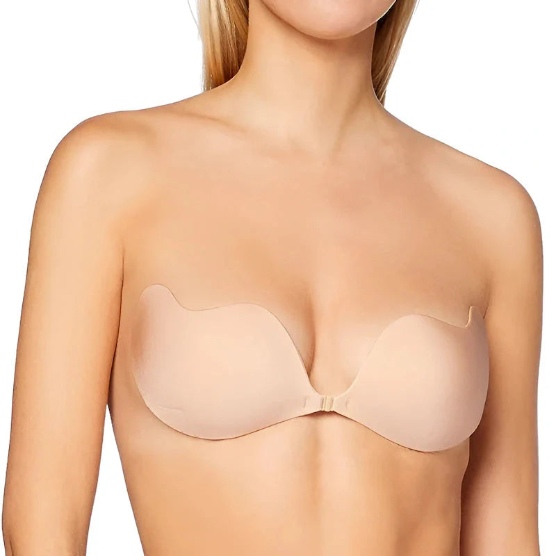 Soutien-gorge auto-adhésif dos nu - Beige / 70A/70B/75A/80A