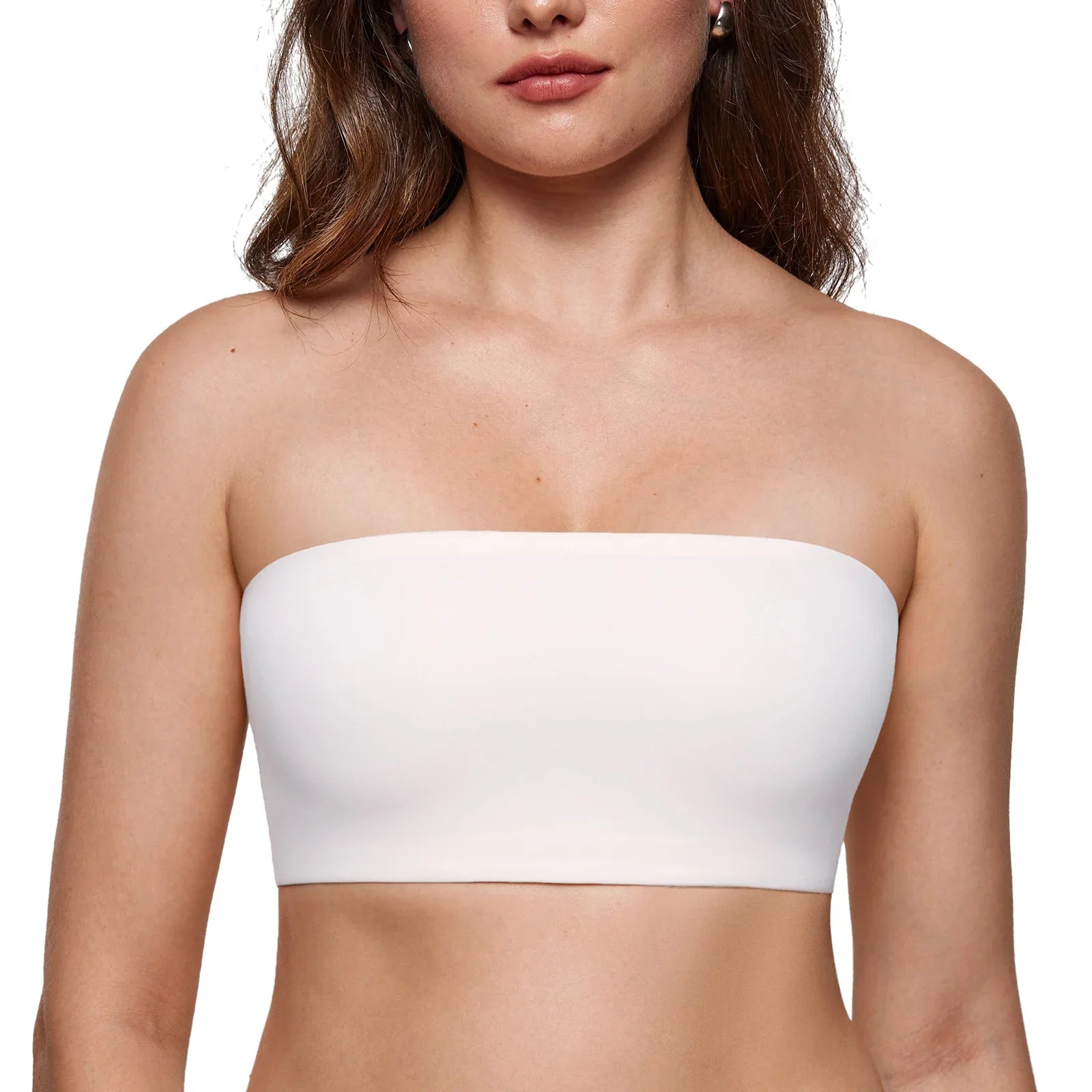 Soutien-gorge bandeau sans couture - Blanc / XS