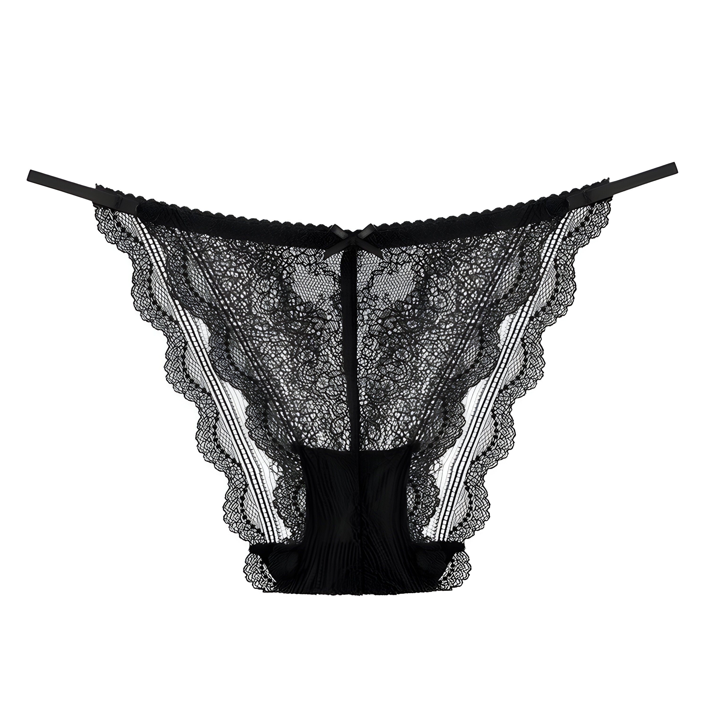 Soutien-gorge dos nu sexy en dentelle avec culotte