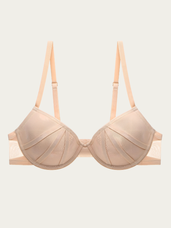 Soutien-gorge push-up balconnet avec rembourrage - Blanc