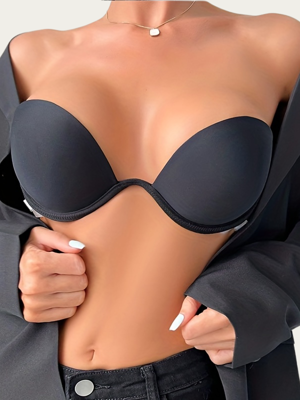 Soutien-gorge push-up invisible avec coussinets amovibles